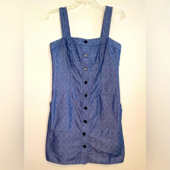 Derek Lam for Design Nation Denim Button Up Dress Size 4 - Picture 8 of 11